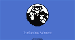 Desktop Screenshot of buchhandlung-weltbuehne.de